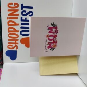 I Love You Mom Pop up Card - Unique 3D Design